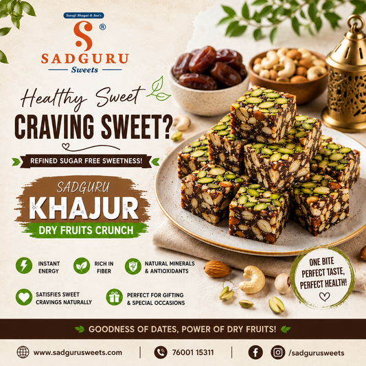 Why Khajur Dry Fruits Crunch is the Best Healthy Sweet Snack for Every Age