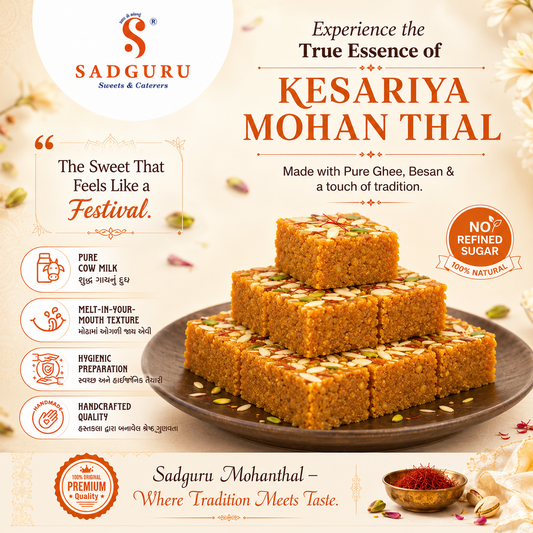 Why Kesariya Mohanthal is Gujarat’s Most Loved Traditional Sweet ?