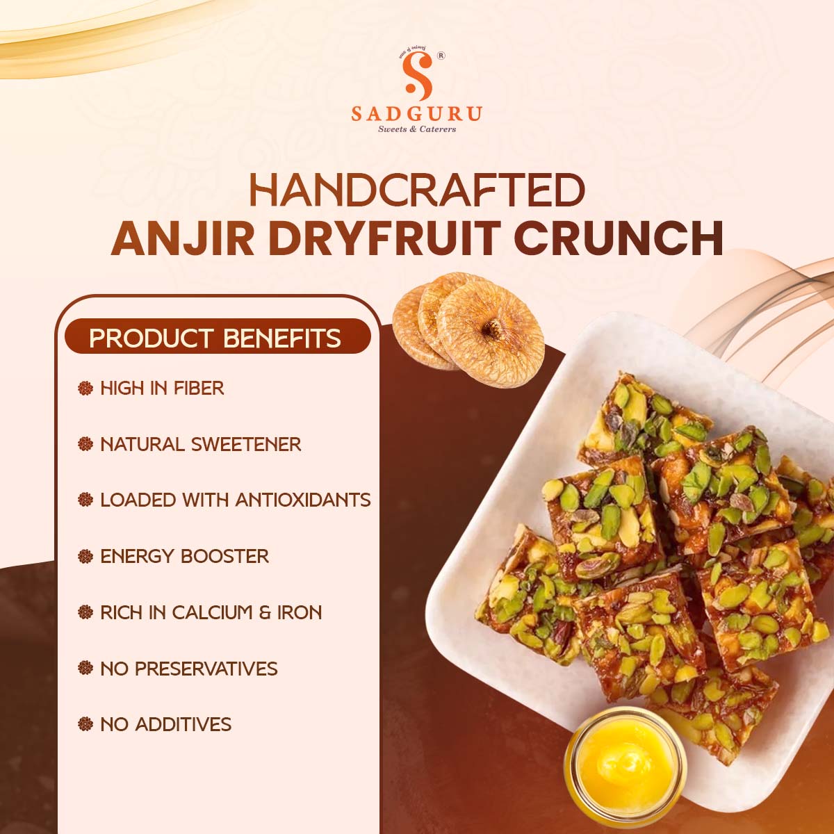 Anjeer Dry Fruits Crunch
