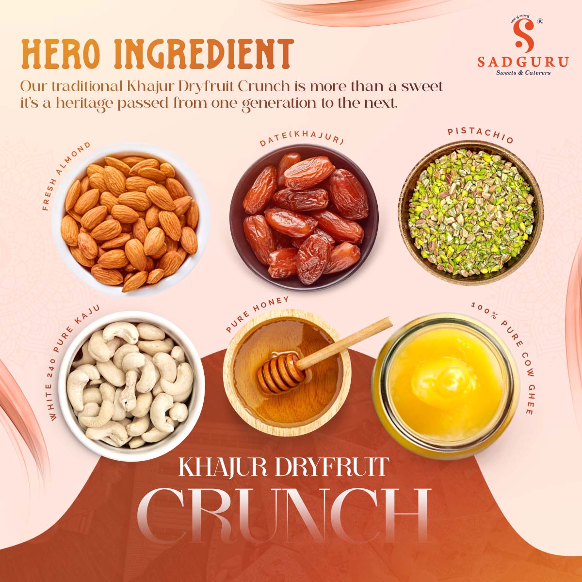 Khajur Dry Fruit Crunch