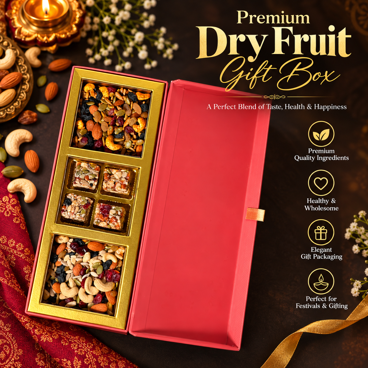 Premium Dry Fruit Gift Box