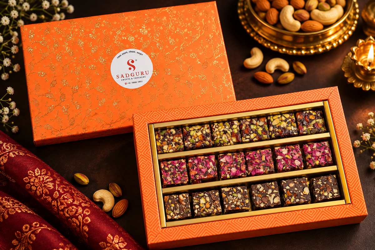 Dry Fruit Bliss Gift Box (Khajur Dry Fruits , Sahi Gulab , Rostilia Dry Fruits )