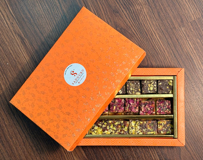 Dry Fruit Bliss Gift Box (Khajur Dry Fruits , Sahi Gulab , Rostilia Dry Fruits )